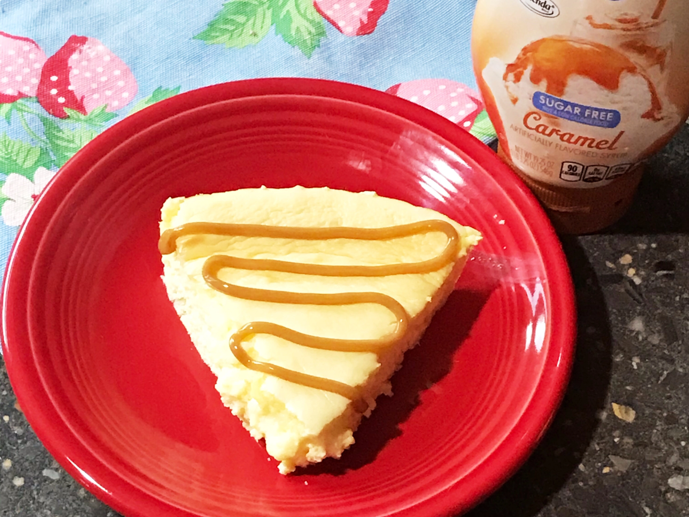 Sugar Free Crustless Cheesecake