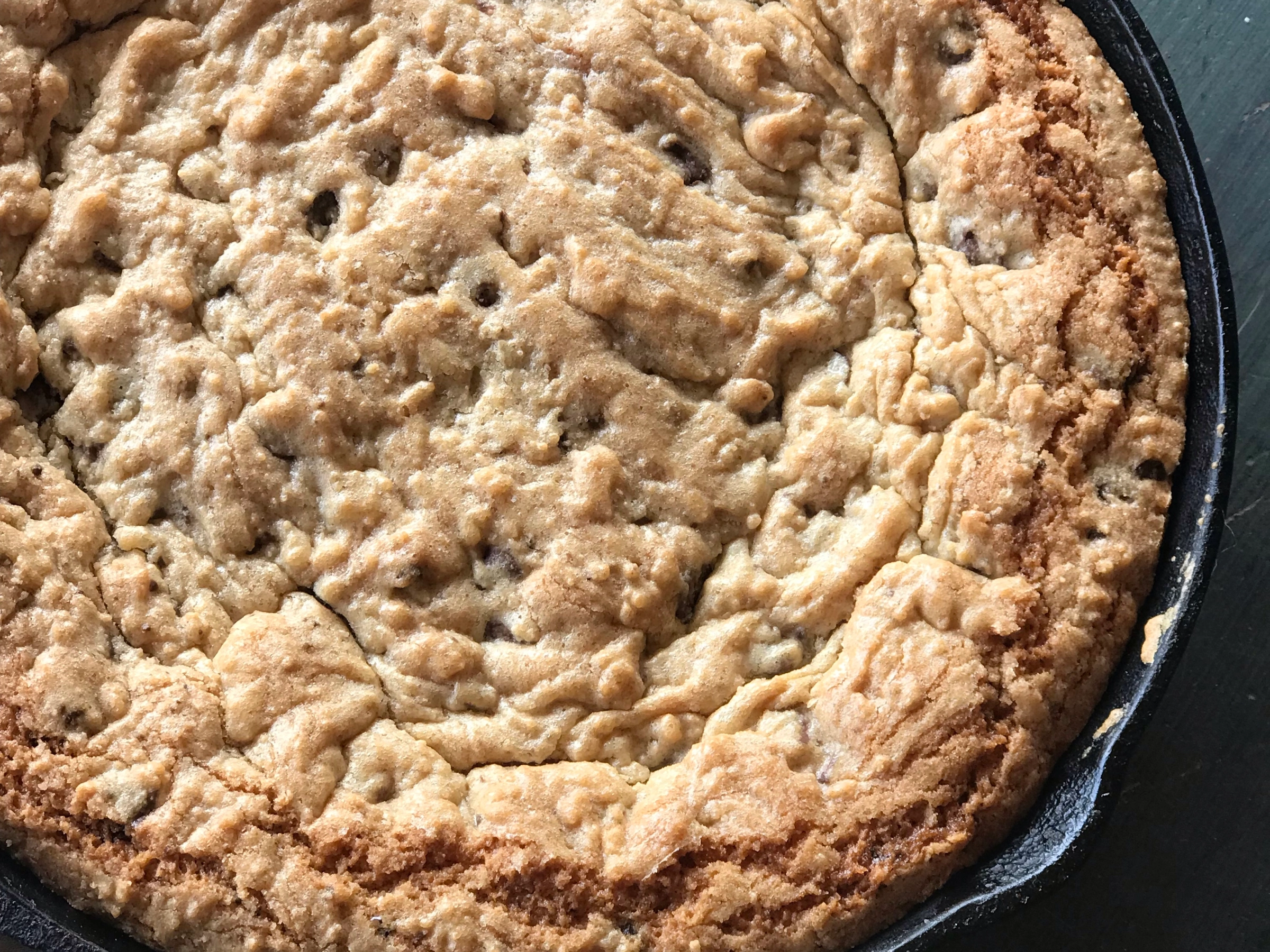 Salted Skillet Chocolate Chip Cookie